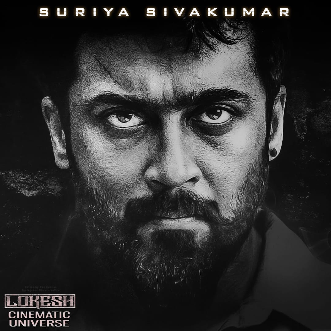 Surya Lokesh Cinematic Universe Poster
