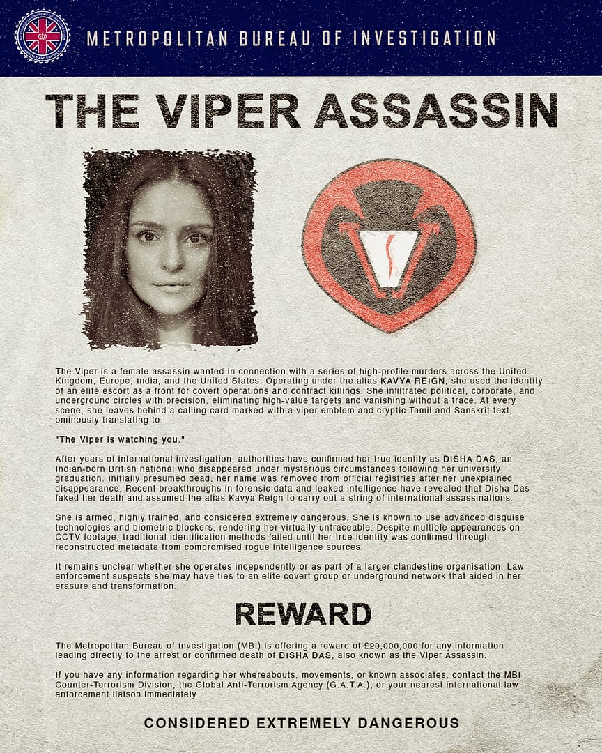 Disha Wanted MBI Poster