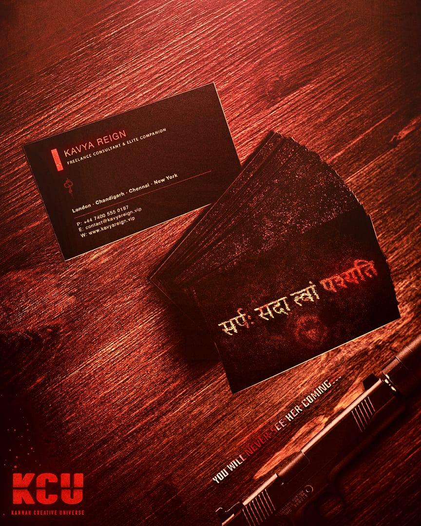 Kavya Reign Business Card Promo